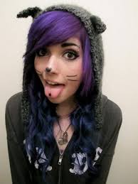 A common emo hairstyle refers to the deep side part, keeping the hair of one side combed to the other side. Curly Scene Hairstyles Emo Girl Hairstyles Emo Scene Hair Scene Hair