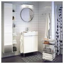 Lillangen High Cabinet With Mirror Door White Ikea In 2020 Ikea Bathroom Sink Cabinet Ikea