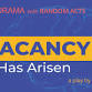 A Vacancy Has Arisen - By Annie Walthorn event image