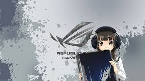 80 fonds d'écran de gamer : Anime Girls Asus Rog Republic Of Gamers Fond D Ecran Hd Wallpaperbetter