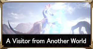 Generally, to get a special assignment quest to become accessible on the quest board, you must first speak to a corresponding npc. A Visitor From Another World Quest And Rewards Monster Hunter World Mhw Game8