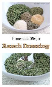 Easy Homemade Ranch Dressing Mix For Salad Or Dip Recipe Ranch Dressing Recipe Homemade Homemade Ranch Dressing Mix Ranch Dressing Recipe