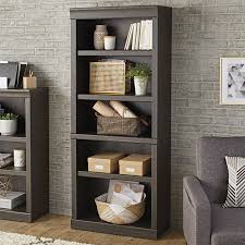 Better Homes Gardens Glendale 5 Shelf Bookcase Dark Oak Finish Walmart Com 5 Shelf Bookcase Shelves Bookcase