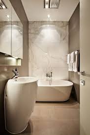 Meuble de salle de bain suspendu 60cm avec structure chêne blanc et tiroirs gris mat. Salle De Bain Taupe 35 Idees D Amenagement Avec Un Mobilier Zen