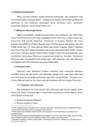 Penamaan calon kelayakan calon : Prosedur Pilihan Raya