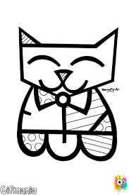 Romero Britto Para Colorear