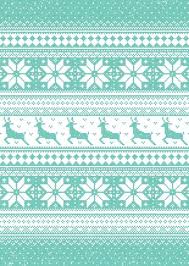 Instead of papering an entire room, select one accent wall and let it shine. Wallpaper Christmas Sweater Pattern