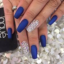 Ancho 8 cm, la mitad de la longitud de 148cm. Coffin Nails Korten Stein Blue Prom Nails Silver Nails Blue And Silver Nails