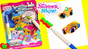 The life of genies and their pets. Coloring Shimmer And Shine Princess Samira Magic Games Surprises Youtube