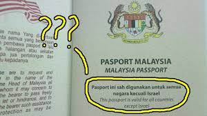 But with the assassination of a hamas member on its soil. Actually Ah Why Are Malaysians Not Allowed To Travel To Israel