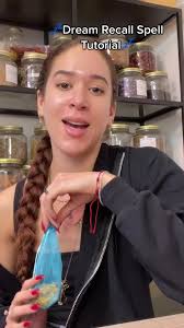 Dream Recall Spell Tutorial #dreamrealm #dream #spellwork #witchtok  #vvitchtok #manifestation #spelljar #witchtip