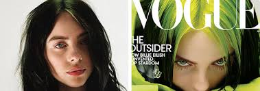 The pop star shed her green wig and baggy sweaters and swapped them for something a little more skimpy and steamy for. Billie Eilish Opens Up About Body Image In New Vogue Interview