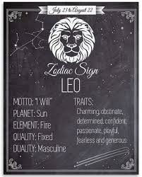 Lions are like the sun itself. Amazon Com Zodiac Sign Leo The Lion 11x14 Unframed Art Print Great Birthday Gift Under 15 For Astrology Enthusiasts Handmade Products