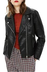Rosa Biker Jacket Topshop At Nordstrom Com Faux Leather Biker Jacket Vegan Leather Jacket Jacket Outfits