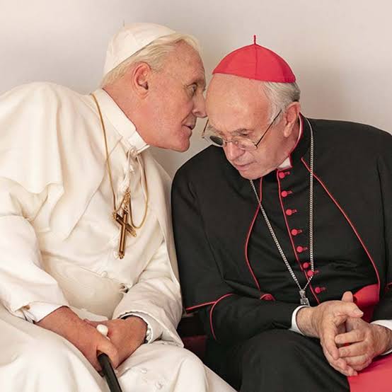 Resultado de imagem para the two popes netflix"