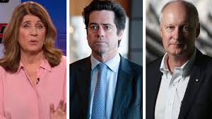 Afl chief executive gillon mclachlan said a brisbane grand final made sense as it was the home to the afl 'hub' to keep the season alive in 2020. Afl News 2021 Gillon Mclachlan Boys Club Book Richard Goyder Caroline Wilson The Mercury