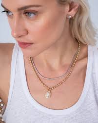 Pear shaped Opal Ball chain