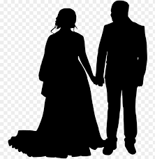 Wedding bride and groom silhouette. Bride And Groom Silhouette Png Free Png Images Toppng
