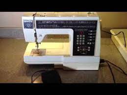 Noted for its quiet operation, it also has many fine features: White 8000 Sewing Machine Youtube