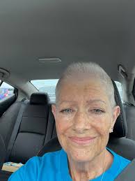 My hair is growing back after chemo. Leave it gray or go back to red? I  just turned 69.