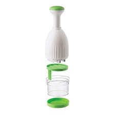 Do you ever have trouble quickly chopping ingredients to make a tasty salad, homemade salsa or even toppings for an ice cream sundae? Progressive International Ps 3001 Fresh Food Chopper Plastic White Green Buy Online At Best Price In Uae Amazon Ae