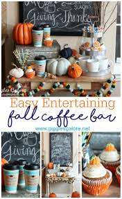 Entertain in style all season long with our favorite fall party ideas for the entire family. Easy Entertaining Fall Coffee Bar Giggles Galore