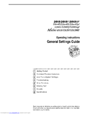 Ppd files for gestetner's pcl xl monochrome printers, supplied by ricoh supplier: Ricoh Dsm415pf Manuals Manualslib