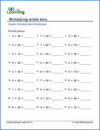 You will find everything from worksheets and activities, to printable aids for 3rd grade teachers! Third Grade Math Worksheets Free Printable K5 Learning