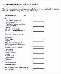 Avoid errors & create an income statement. Small Business Financial Statement Template Luxury Small Business Financial Statement Template In Income Statement Statement Template Income Statement Template