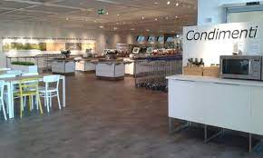 Ikea Restaurant Naples Italy Ikearestaurant Scandinavian Napoli Italy Restaurant Interiordesign Architecure Scandinavian Food Yellow Fikabar Ikea