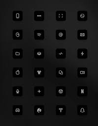 Ios 14 Monochrome Icon Set Iphone App Design Homescreen Iphone App Layout