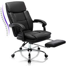 Work in style with the black leather desk chair by presidential seating. Rimiking Big Tall Office Chair With Footrest Bonded Leather Desk Chair Swivel Rolling High Back Computer Chair Adjustable Ergonomic Task Chair Black Pricepulse