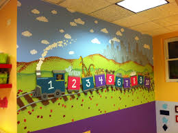 Pin By Mew On Murals Classroom Wall Decor Classroom Walls School Decorations