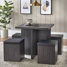 Appliances, bathroom decorating ideas, kitchen remodeling, patio furniture, power tools, bbq grills, carpeting, lumber, concrete, lighting, ceiling fans and more at the home depot. Mainstays 5 Piece Dexter Dining Set With Storage Ottoman Walmart Com Storage Ottoman Small Kitchen Tables Furniture