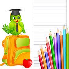 Crayons Ecole Scrap Couleurs Clipart Crayon Bordures