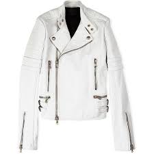 Diesel Black Gold Lorip Leather Biker Jacket 400 Liked On Polyvore Featuring Outerwear Jackets Top White Leather Jacket Biker Jacket Real Leather Jacket