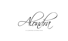 Alondra Name Tattoo Designs Name Tattoo Designs Tattoo Name Name Tattoo