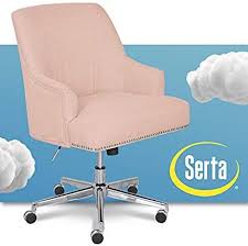 Amazon Com Serta Leighton Home Office Chair With Memory Foam Height Adjustable Desk Accent Chair Wi In 2020 Home Office Chairs Adjustable Height Desk Adjustable Desk
