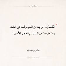 اقتباسات عامر بن عبد قيس الكلمة إذا خرجت من القلب عالم الأدب words quotes beautiful quotes quotes deep