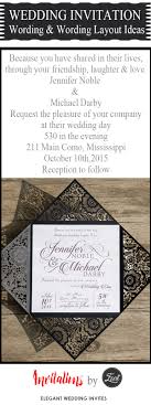 Your wedding invitation serves as the formal announcement of the start of your new lives together getting the wording right for your invitations can be tricky, there is much debate over traditional etiquettes that dictate the order names are. 20 Popular Wedding Invitation Wording Diy Templates Ideas Elegantweddinginvites Com Blog