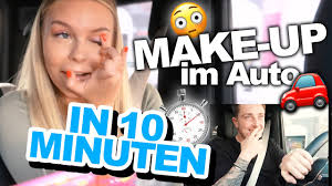 Dabei wurden sie durch den unfall eines anderen autos und die daraus resultierende sperrung aufgehalten. Ich Versuche Mich In 10 Min Im Auto Zu Schminken Wahrend Eugen Fahrt Dagi Youtube