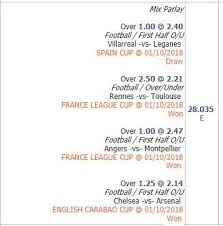 Judi bola mix parlay sendiri merupakan sebuah permainan judi bola yang mana setiap pemain yang bermain bisa memasang taruhan maksimal 4 pertandingan sehingga dengan begitu para pemain bisa. Cara Menghitung Hasil Mix Parlay Sakongqq Mix Parlay Adalah Taruhan By Agen Sakong Online Medium