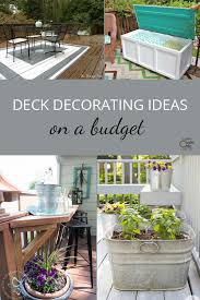 Maybe you would like to learn more about one of these? Deck Decorating Ideas On A Budget Rustic Crafts Chic Decor