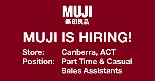 Muji Australia Muji Is Hiring Muji Canberra Is Facebook