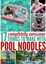 Insert pvc pipe into pool noodle. 17 Awesome Uses For Pool Noodles