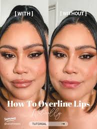 How I overlined my lips👁️👄👁️