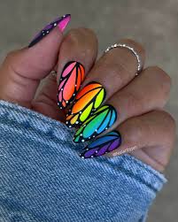 🚨Summer nail trend: Matte neon nails 🥵🌈💅🏽 Save & Share for summer  inspo, Follow for the tutorial 🫶🏼 Using @chaunlegendnails •It's Giving 🩷  •Restricted Zone 🧡 •Caution Tape 💛 •Astro Turf 💚 •