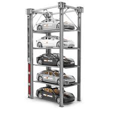 Hydro-Park 3320 - Five Level Parking Lift Car Stacker from ...
