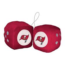 fanmats NFL - Tampa Bay Buccaneers Fuzzy Dice Free Shipping