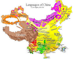 China's climate ranges from desert to tropical to subarctic. Titus Didactica Languages Of China Map Frame